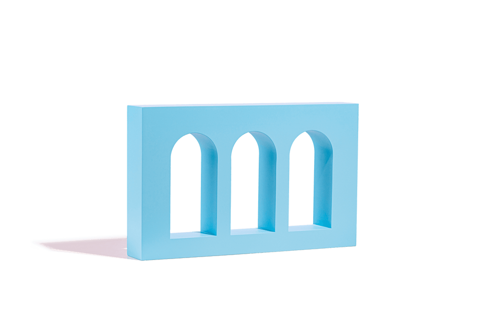 Triple Arch Raised Wall - Propsyland