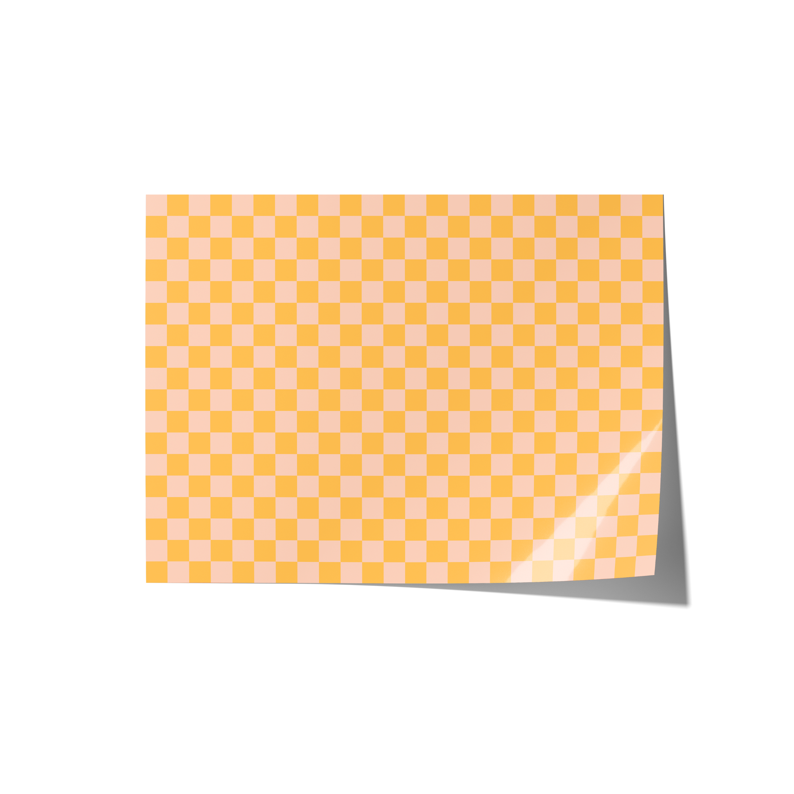 Yellow & Peach Checkered Coloured Backdrops