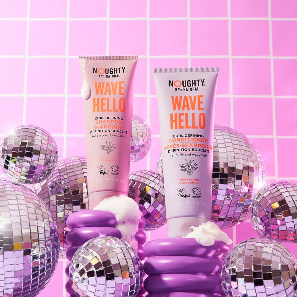 Purple Tiled Backdrop with White Grout