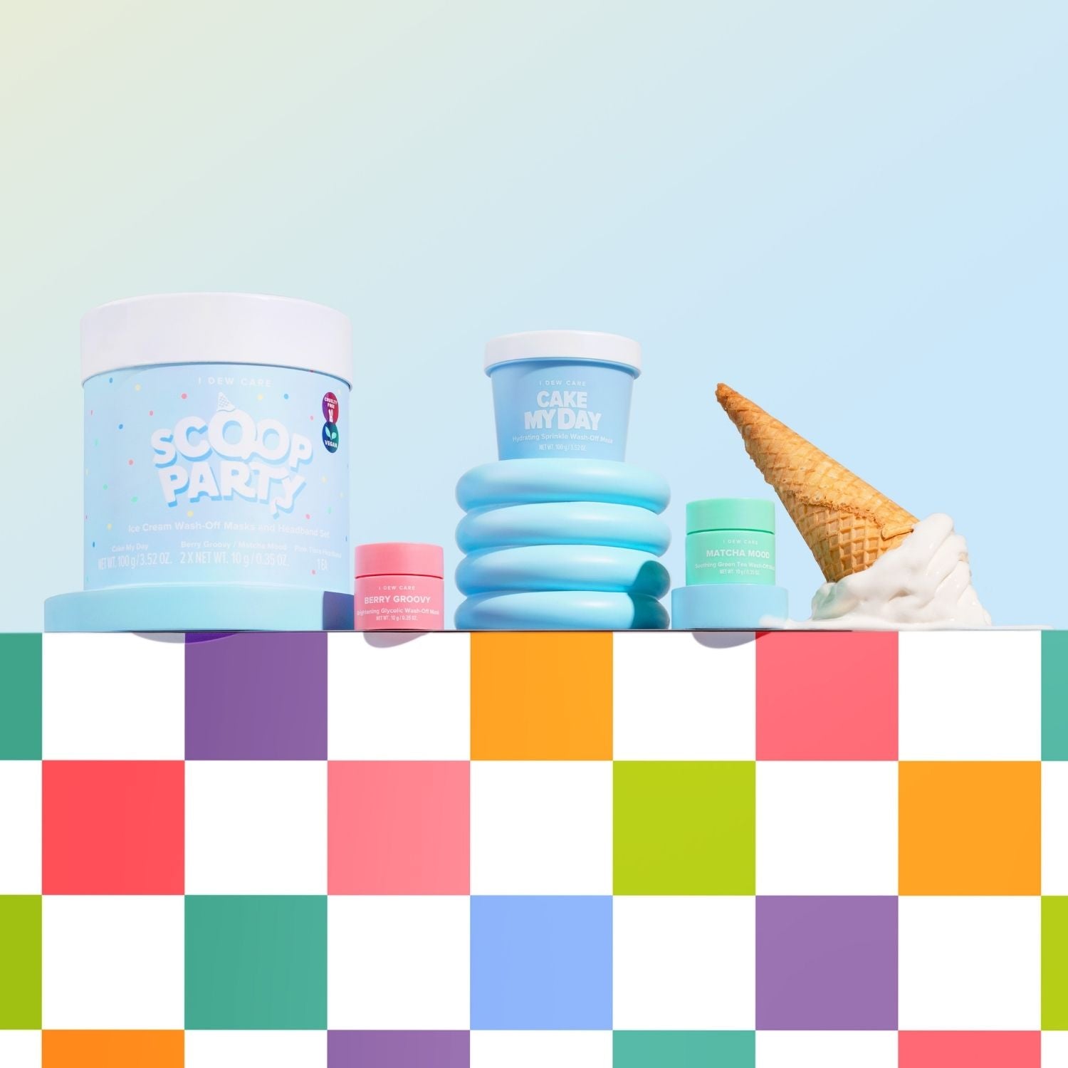 Birthday Checkered Backdrop