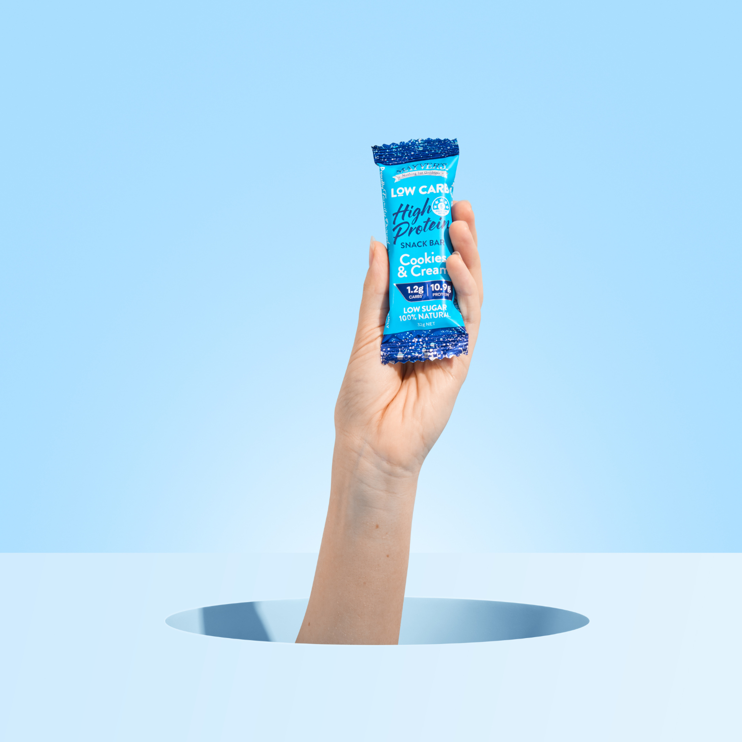 Square Circle Cut Out Block