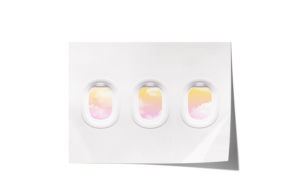 Fake Airplane Backdrop