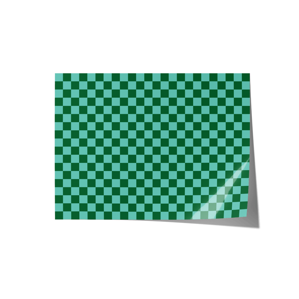 Green Checkered Backdrop - Propsyland