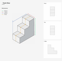 3 Step Stair Block - Propsyland