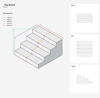 4 Step Stair Block - Propsyland