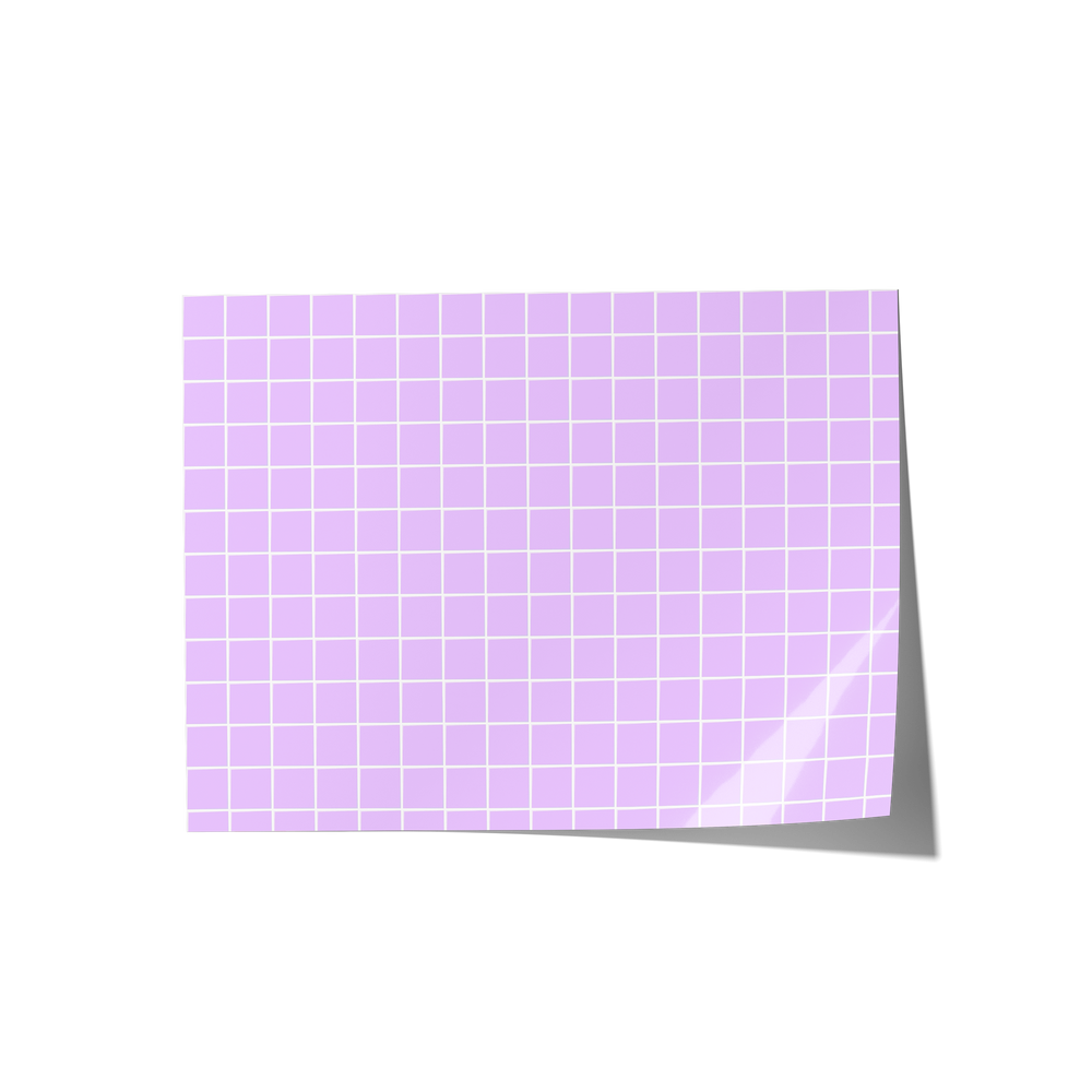 Purple Tiled Backdrop with White Grout