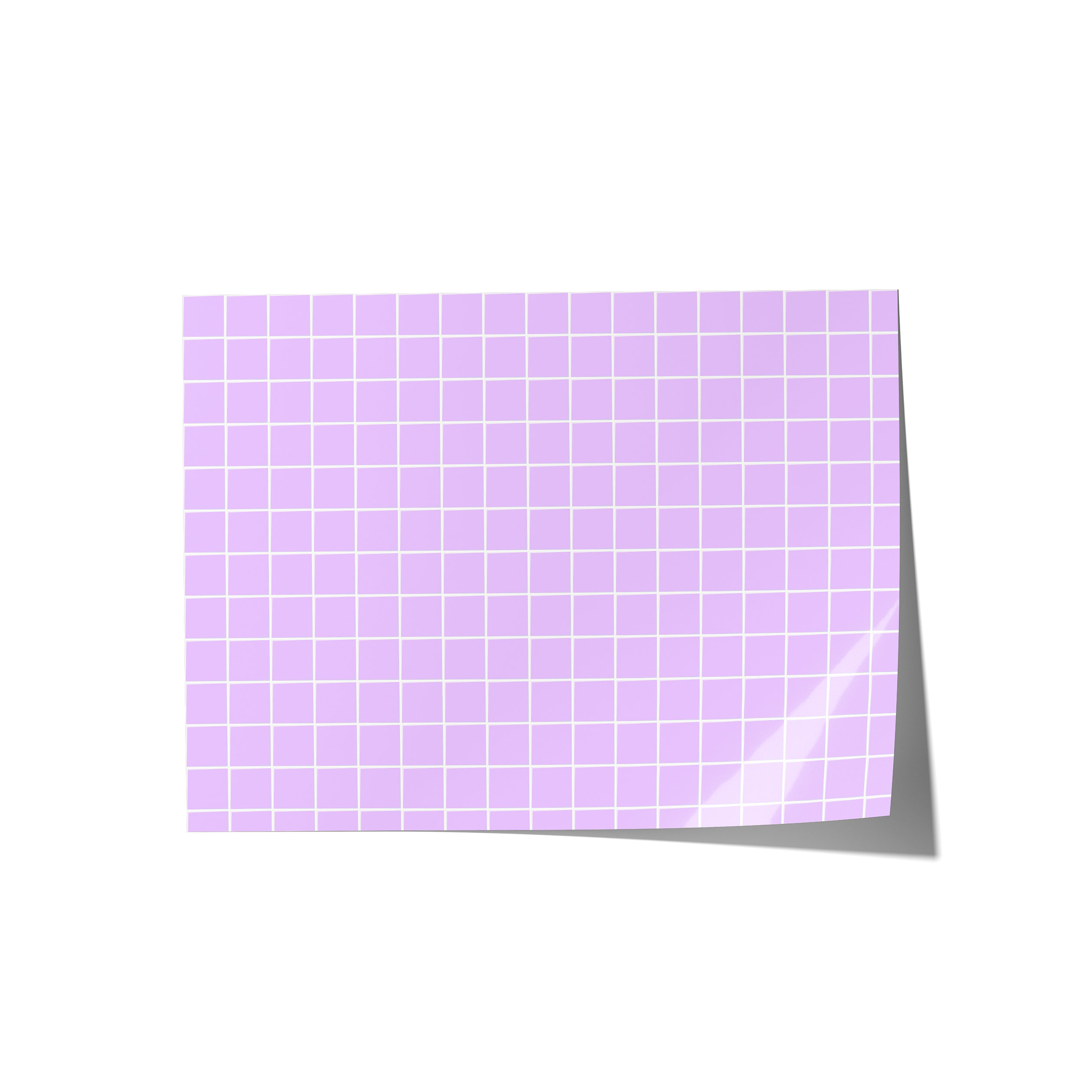 Purple Tiled Backdrop with White Grout