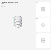 Bubble Disc Stack Large - Propsyland