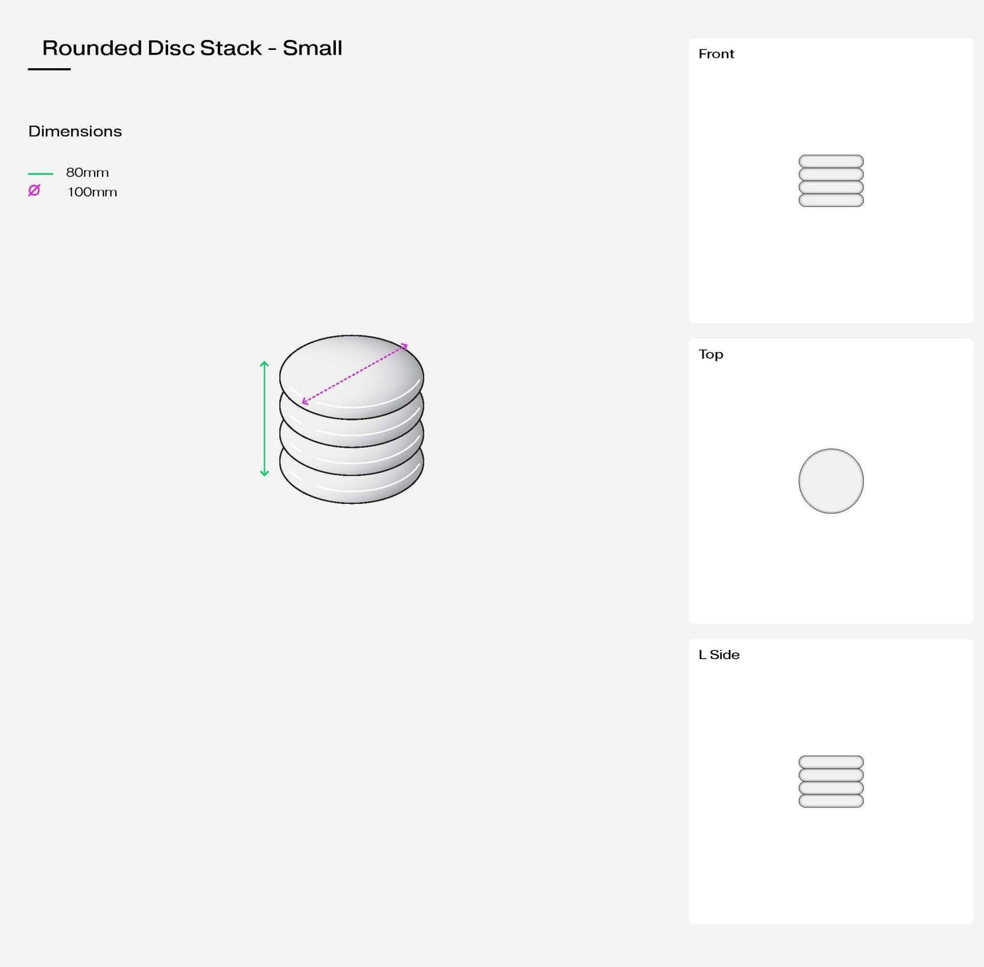 Bubble Disc Stack Medium – Propsyland