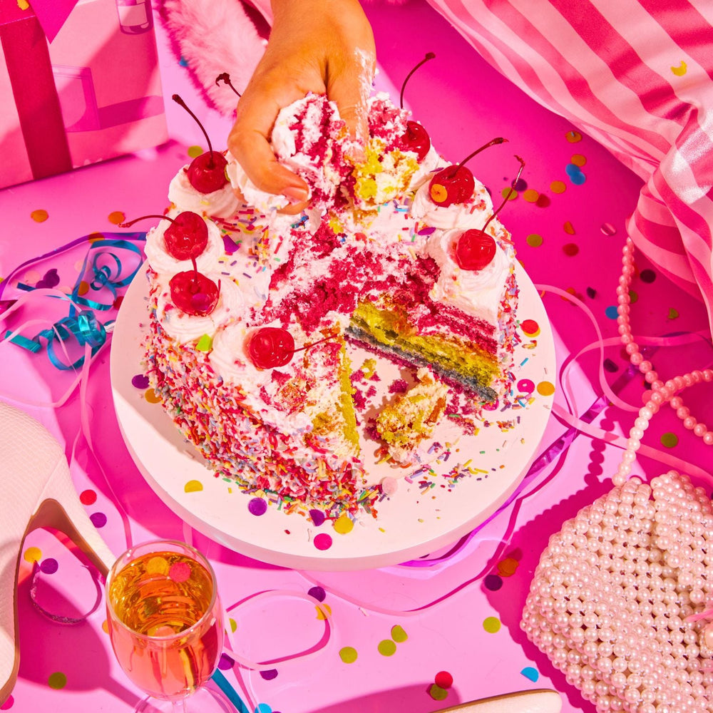 Let there be cake - Hot pink backdrop - Propsyland