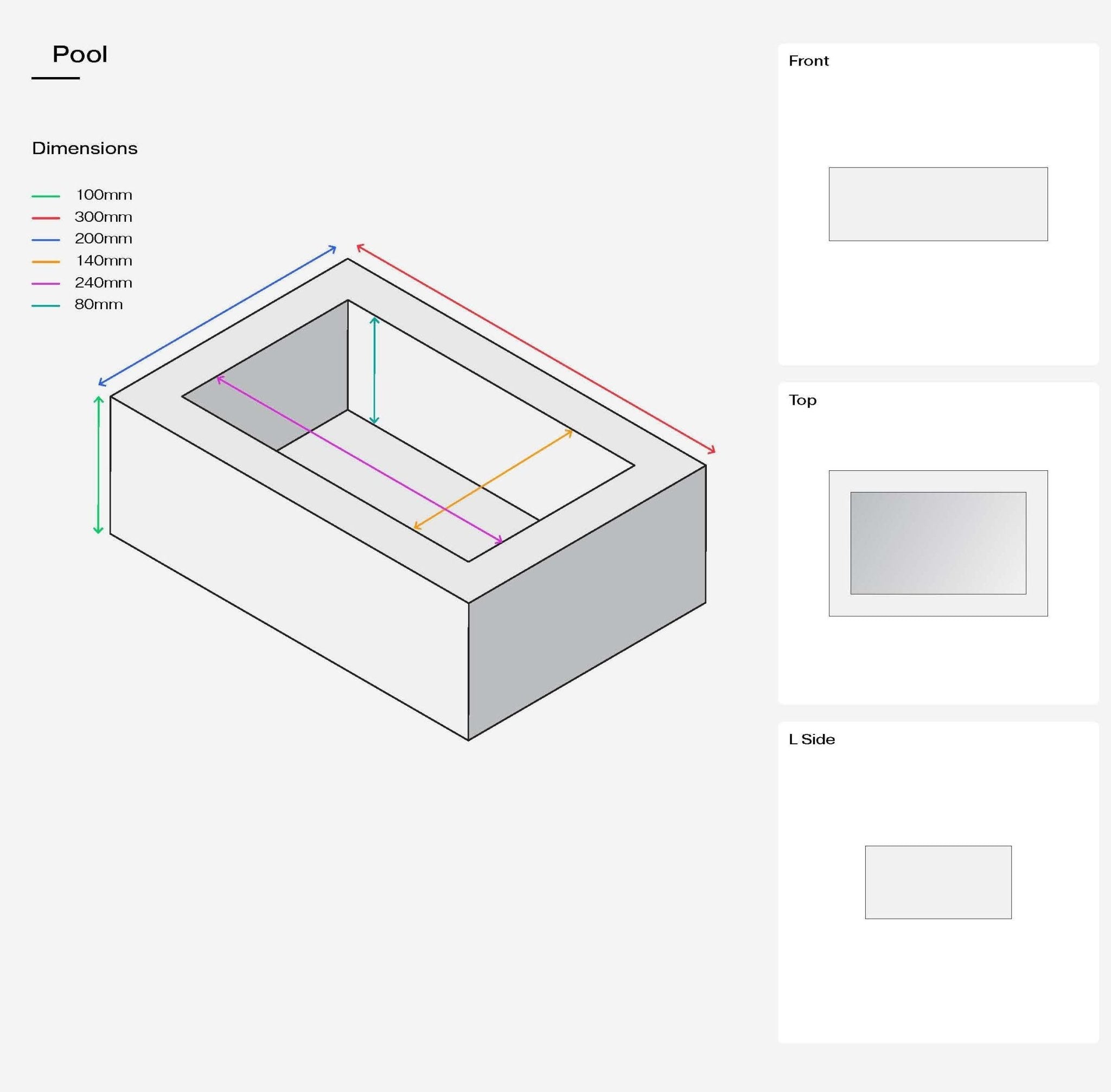 Rectangle Cut Out Block - Propsyland