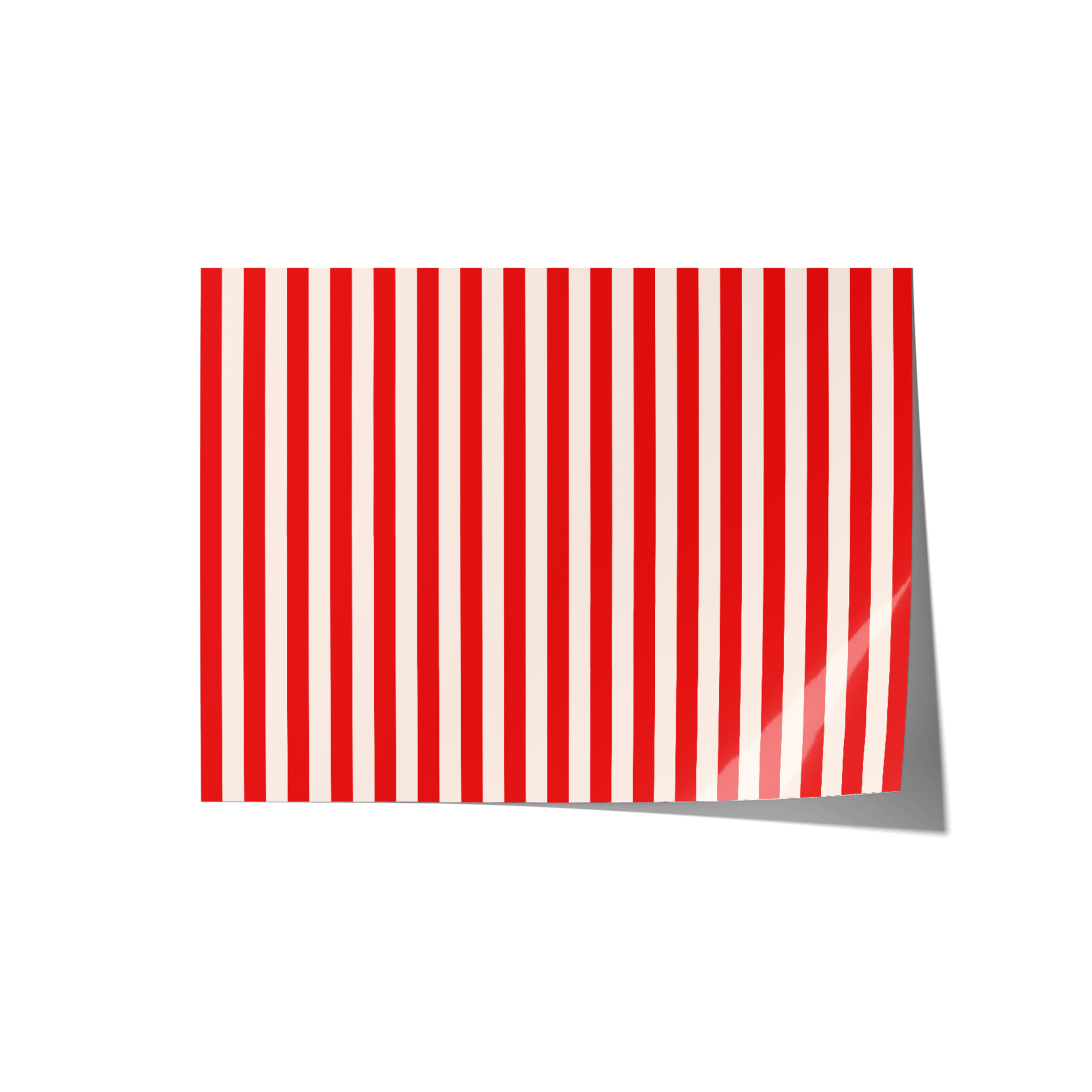 Red and White Striped Backdrop Propsyland