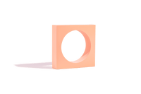 Square Circle Cut Out Block - Propsyland