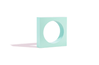 Square Circle Cut Out Block - Propsyland