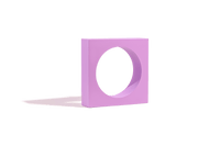 Square Circle Cut Out Block - Propsyland