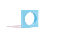 Square Circle Cut Out Block - Propsyland