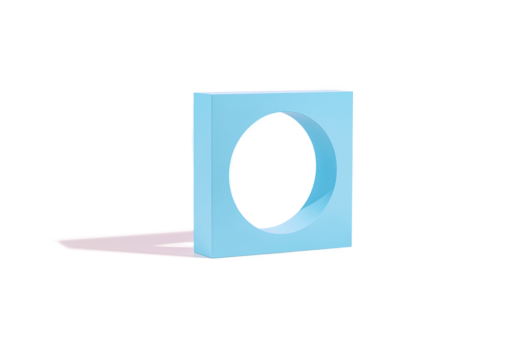 Square Circle Cut Out Block – Propsyland