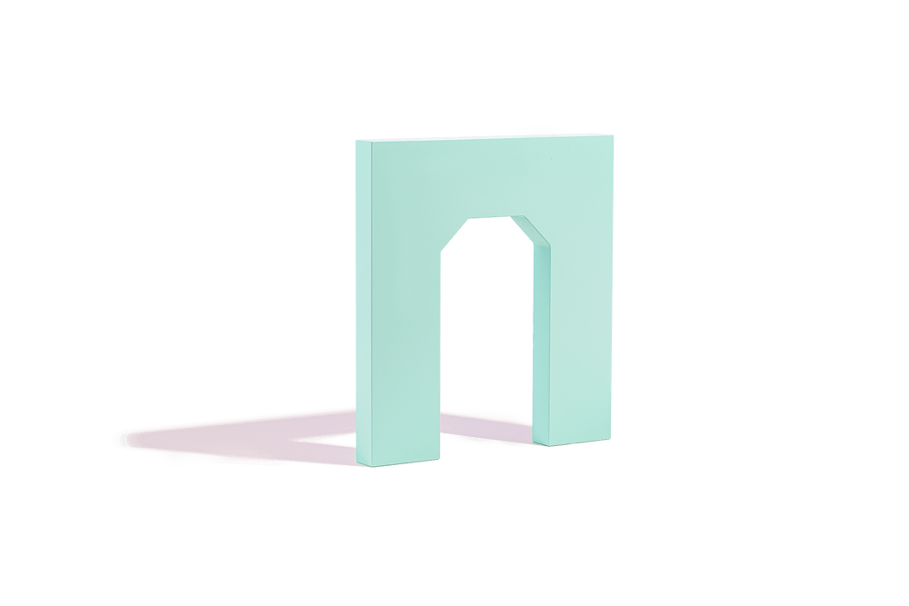 Squared Arch Wall - Propsyland