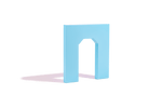 Squared Arch Wall - Propsyland