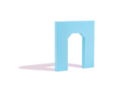 Squared Arch Wall - Propsyland