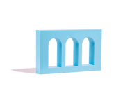 Triple Arch Raised Wall - Propsyland