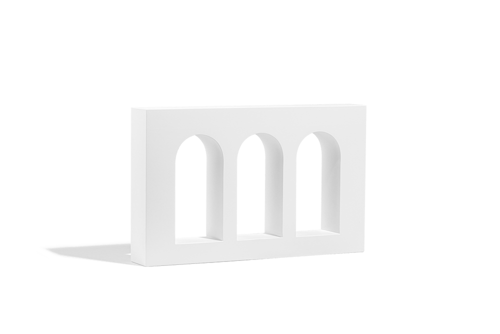 Triple Arch Raised Wall - Propsyland