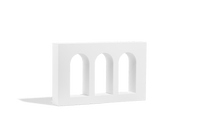 Triple Arch Raised Wall - Propsyland