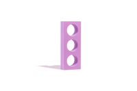Triple Circle Cut Out Block - Propsyland