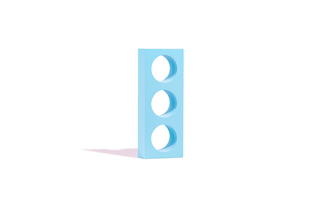 Triple Circle Cut Out Block - Propsyland