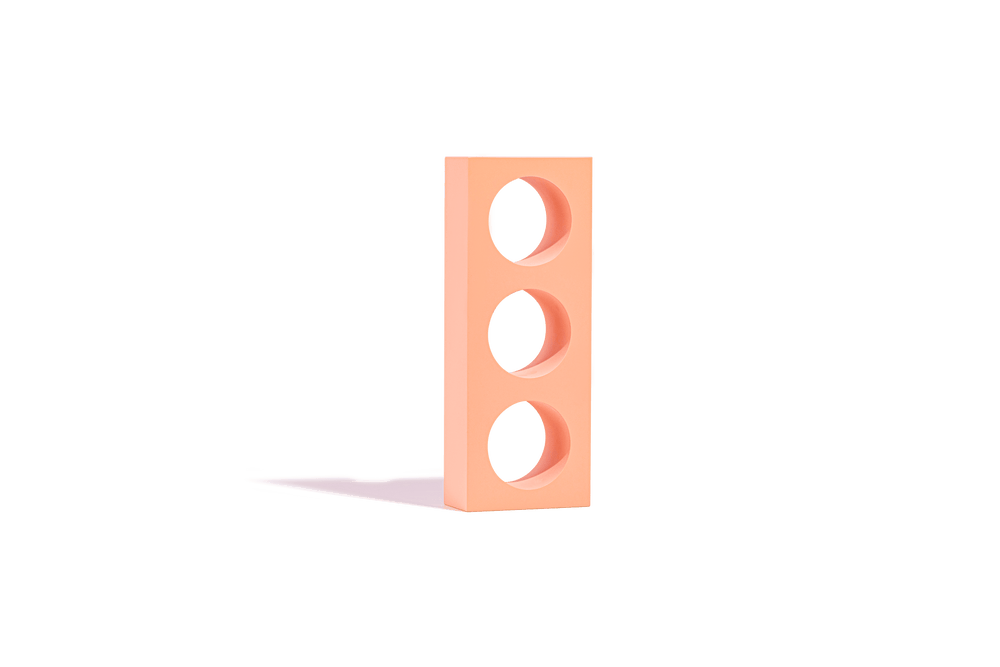 Triple Circle Cut Out Block - Propsyland