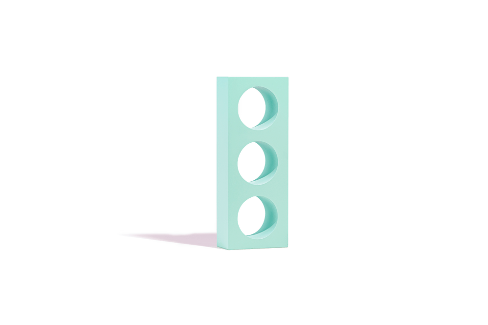 Triple Circle Cut Out Block - Propsyland